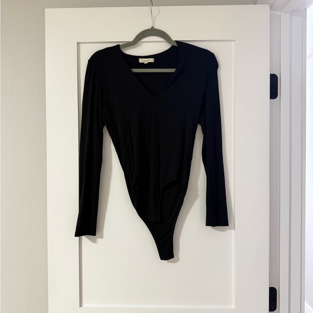 Black Long Sleeve Bodysuit